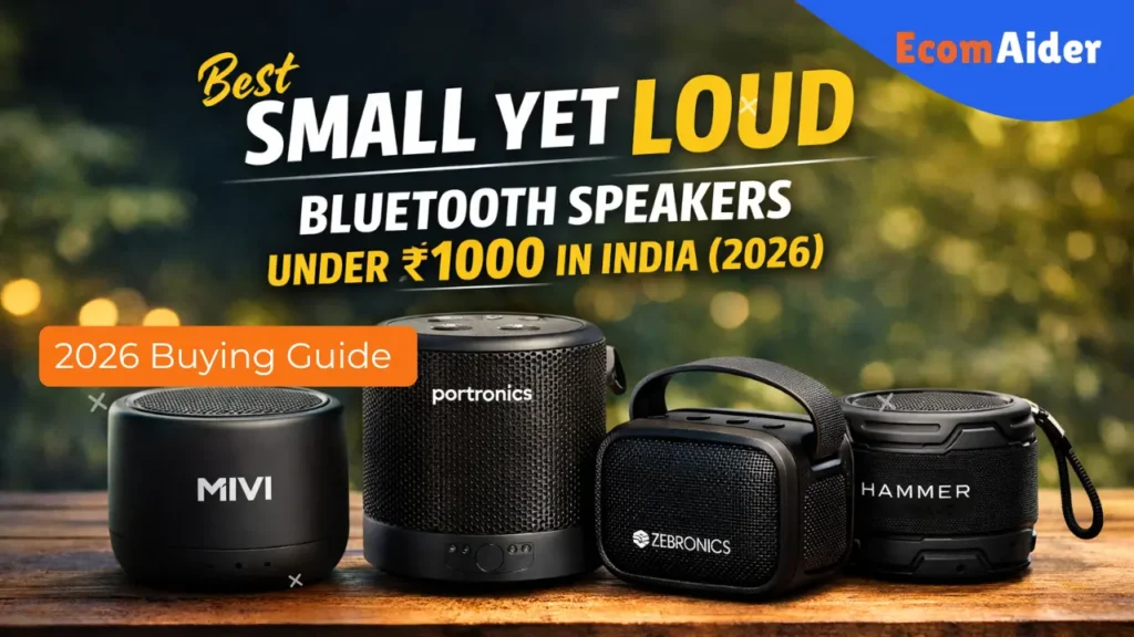 small bluetooth speakers under 1000 india