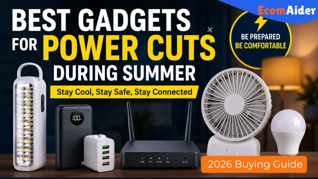 best gadgets for power cuts during summer in india