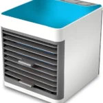 compact mini air cooler for small room and desk use