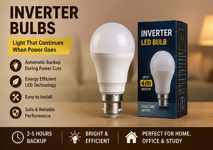 inverter bulbs for emergency backup lighting