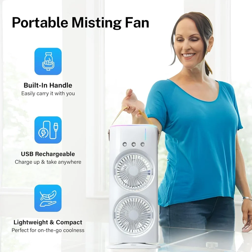 portable USB mini air cooler for personal cooling