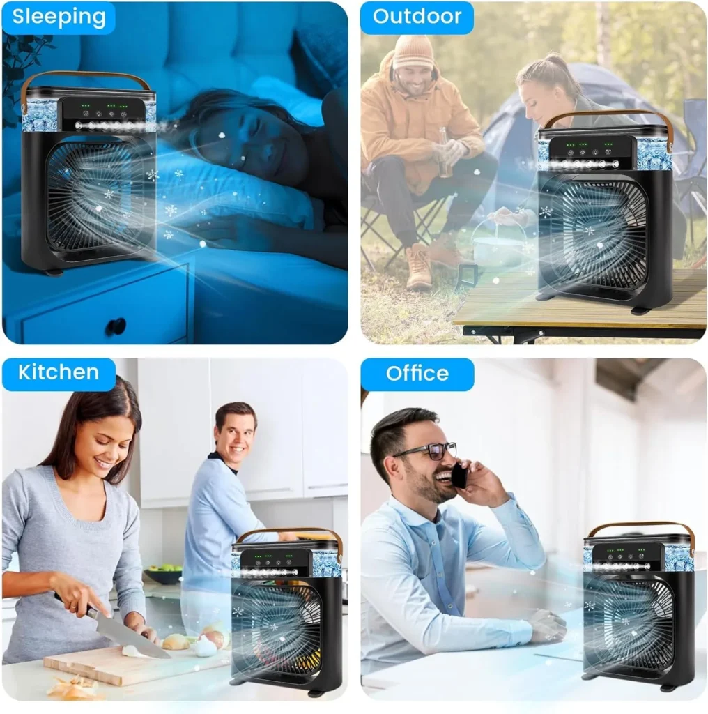 rechargeable personal mini air cooler for summer