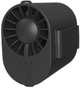 portable waist fan for outdoor summer use