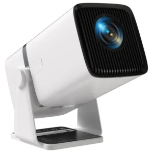 WZATCO Yuva Go Android 13 smart projector with WiFi 6 Bluetooth and screen mirroring