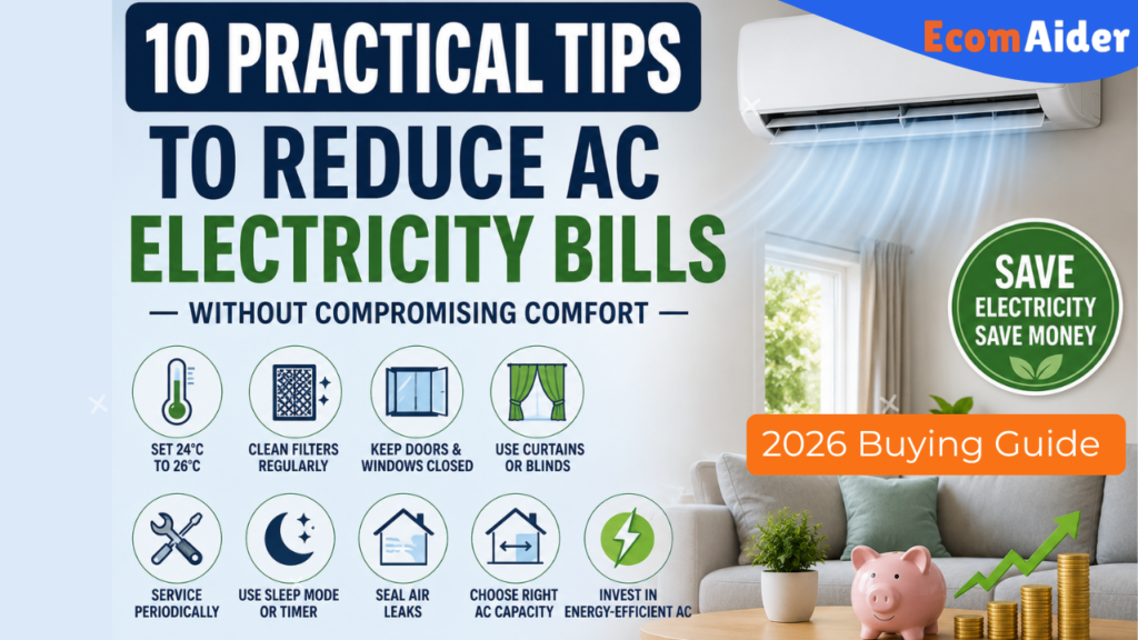 10 practical tips to reduce AC electricity bill without compromising comfort